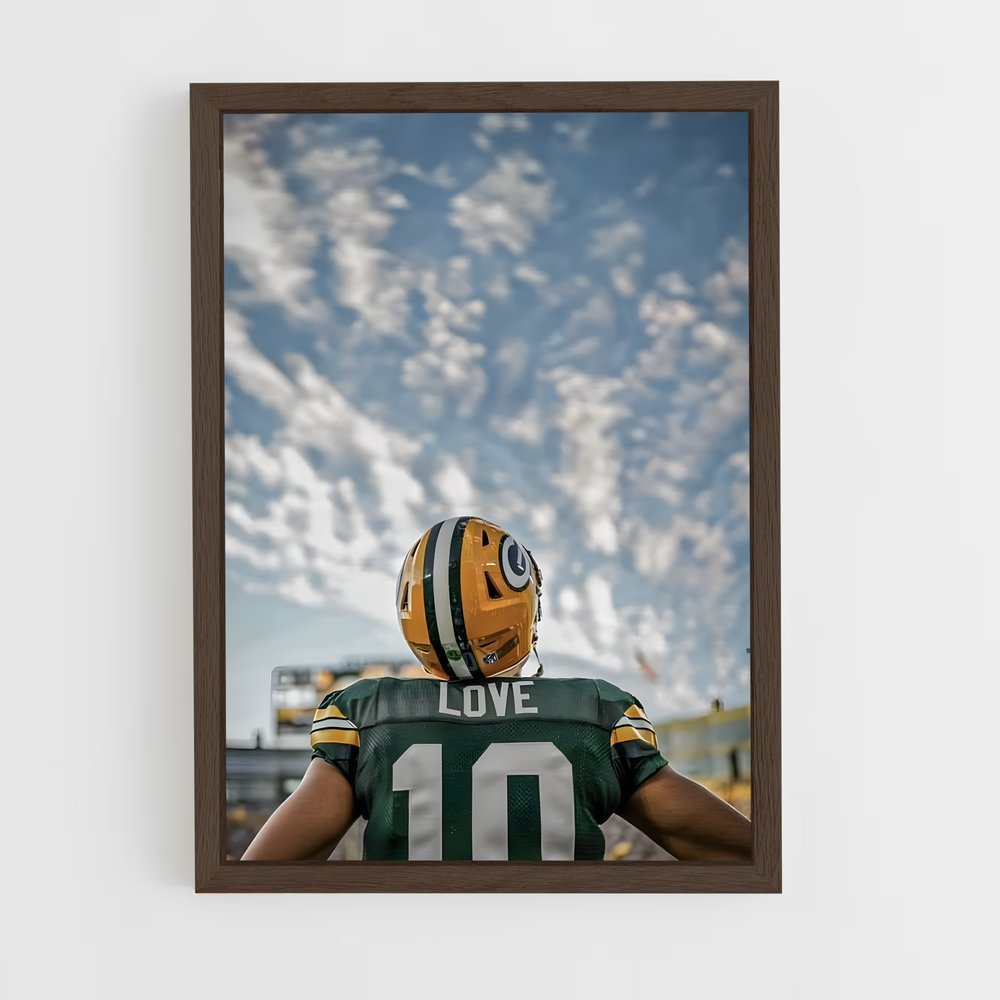 Poster Green Bay American Esprit vibrant (vue 5)